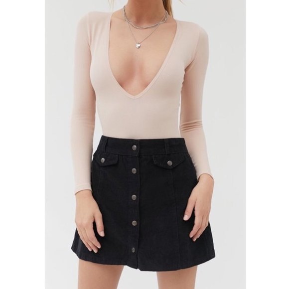 Urban Outfitters Dresses & Skirts - Urban Outfitters BDG Corduroy Button Skirt 0
